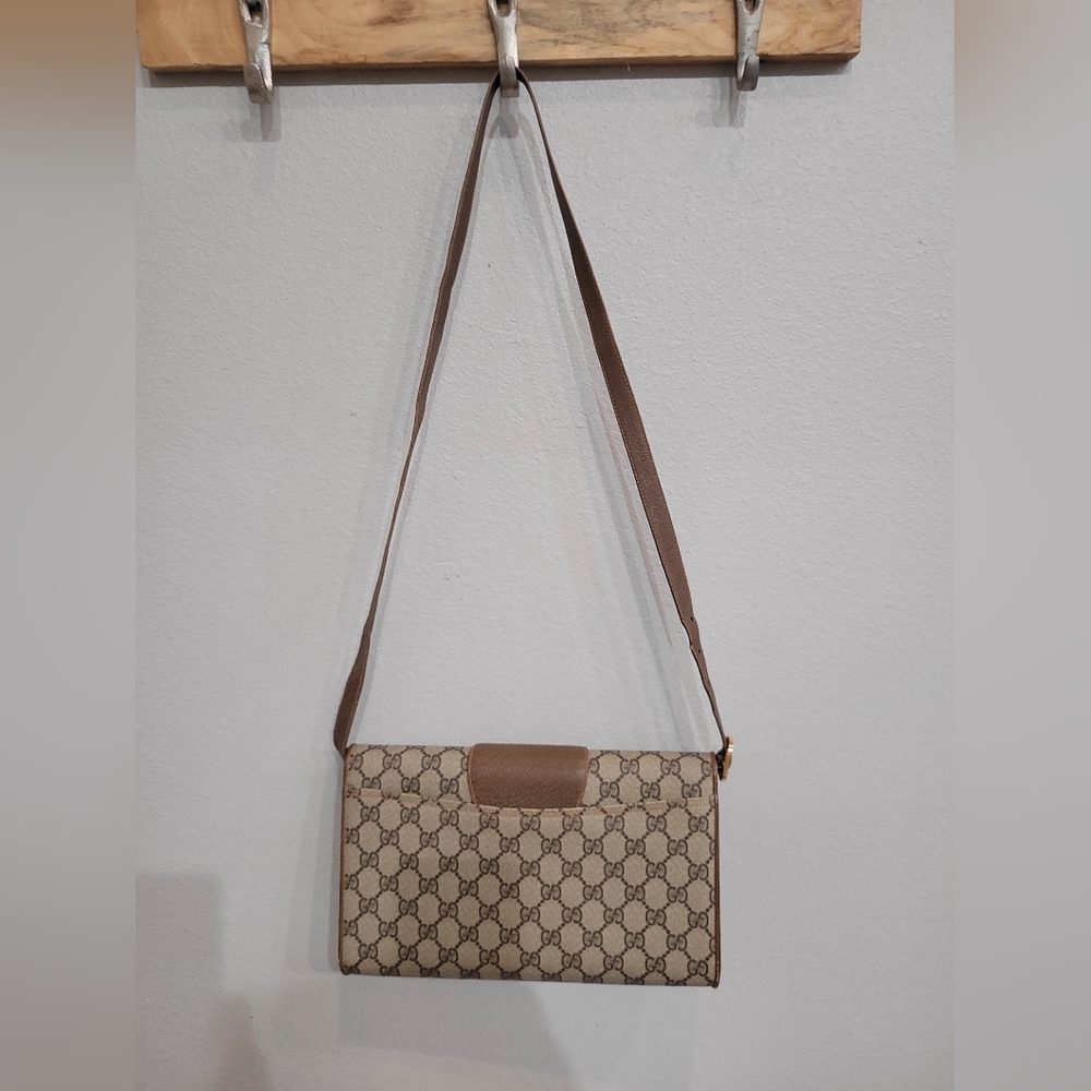 GUCCI Crosbody Bag, Clutch, Two Ways, Vintage, Prestige Condition - Picture 15 of 16